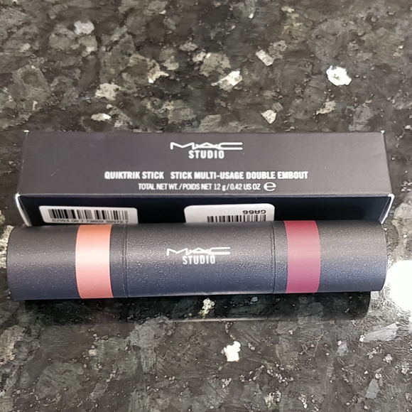 Mac cosmetics quiktrik stick multi-usage double  embout All Aflush/Here - Picture 1 of 6